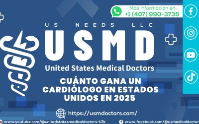 Cuánto gana un cardiólogo en Estados Unidos en 2025